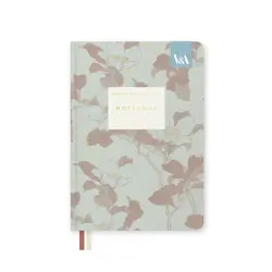 OHH DEER Eastern Elegance Tree Peony | Fabric Hardback Notebook (B6)