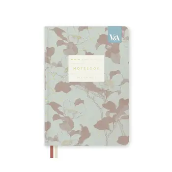OHH DEER Eastern Elegance Tree Peony | Fabric Hardback Notebook (B6)
