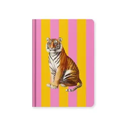OHH DEER Stripe Tiger | Hardback Notebook (A5)