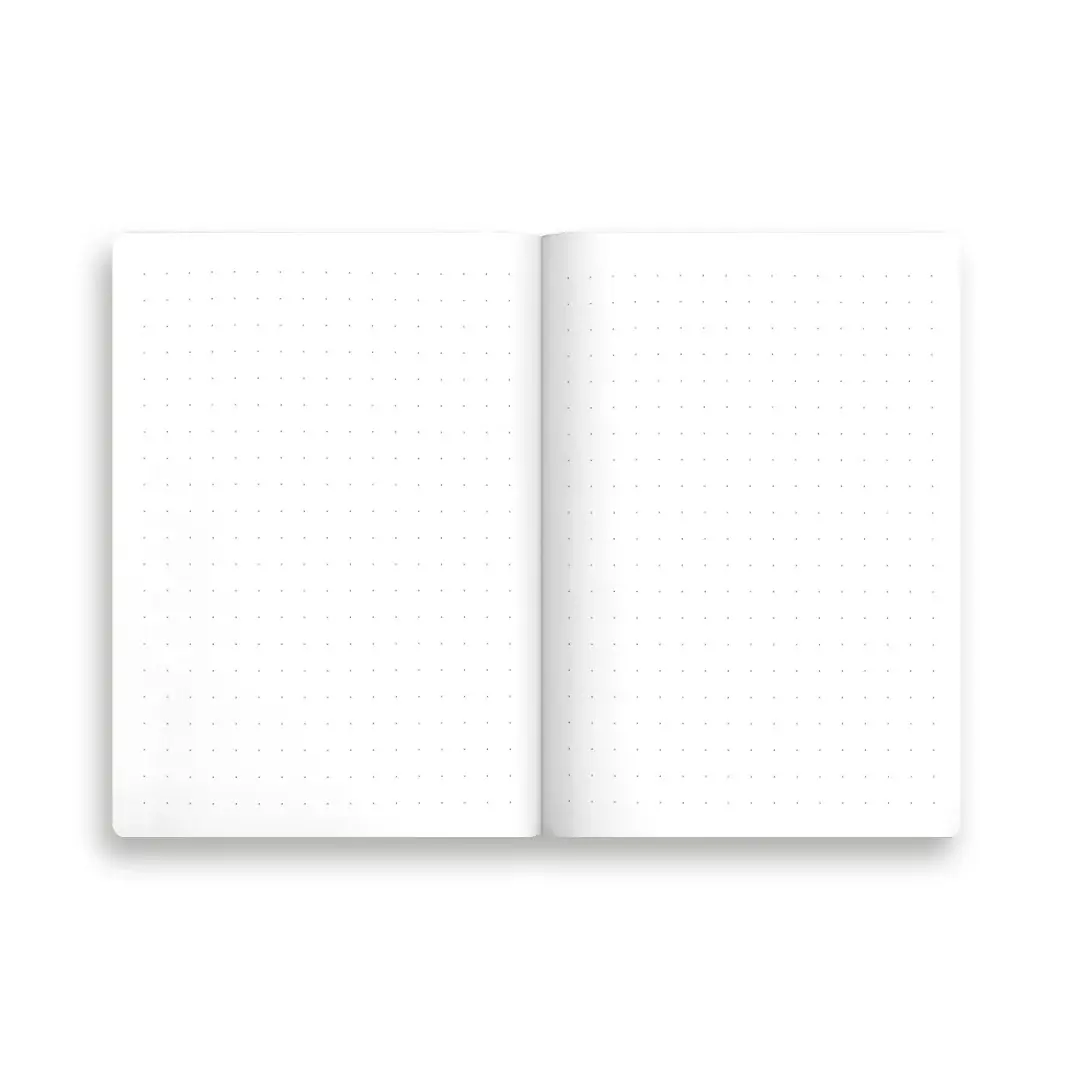 OHH DEER Set 3x Neon Floral Stitched Notebook (B6)