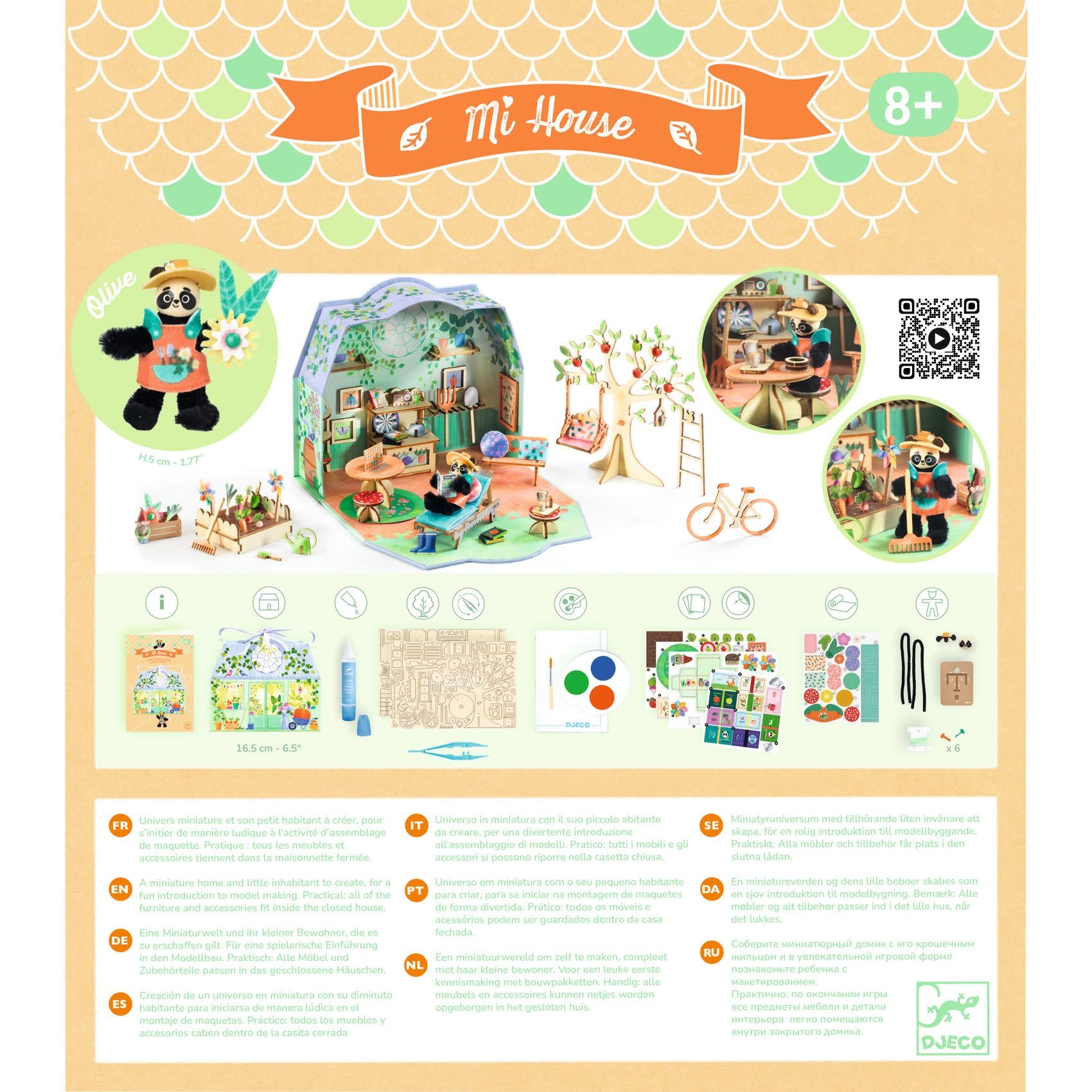 DJECO Do It Yourself Mi House - Olive