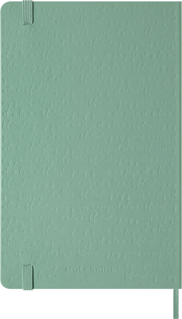 MOLESKINE Carnet Classique Grand Format Ligné Vert Sauge Couverture Rigide