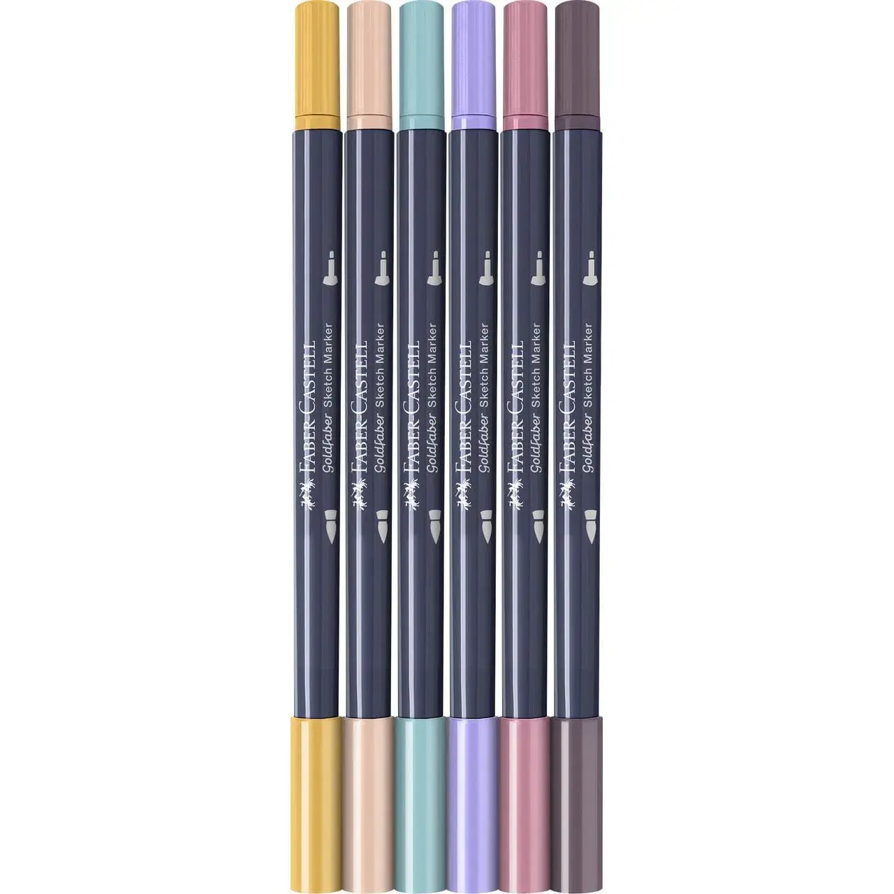 FABER CASTELL Goldfaber Sketch Marker boîte de 6, Fashion