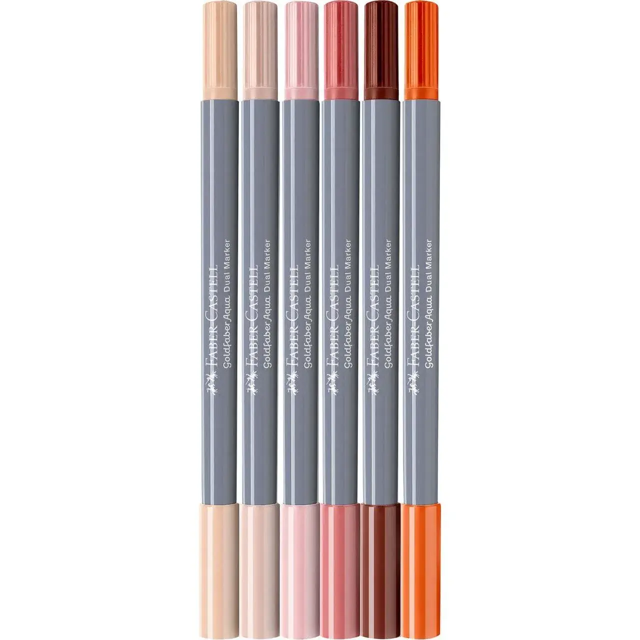 FABER CASTELL Goldfaber Aqua Dual Marker, boîte de 6, Portrait
