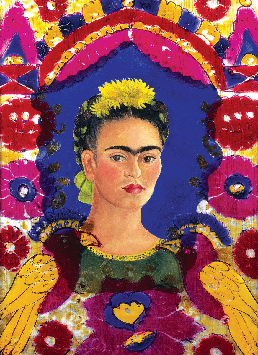 EUROGRAPHICS Puzzle 1000 KAHLO - Autoportrait - Le cadre