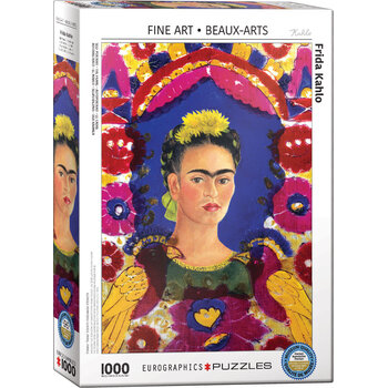 EUROGRAPHICS Puzzle 1000 KAHLO - Autoportrait - Le cadre