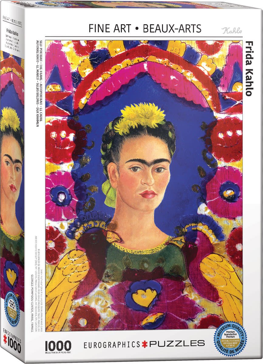 EUROGRAPHICS Puzzle 1000 KAHLO - Autoportrait - Le cadre