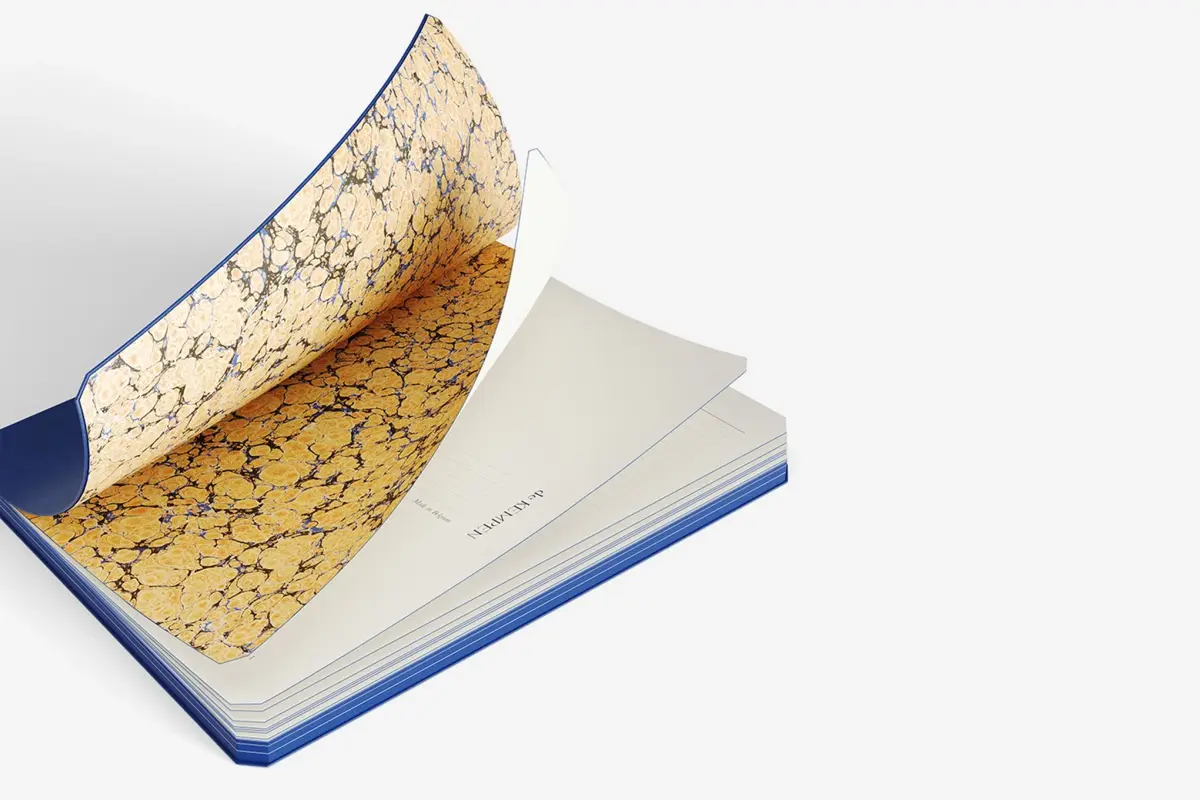 KEMPEN Carnet large 17x22cm 192 pages lignées 90g - Blue Note