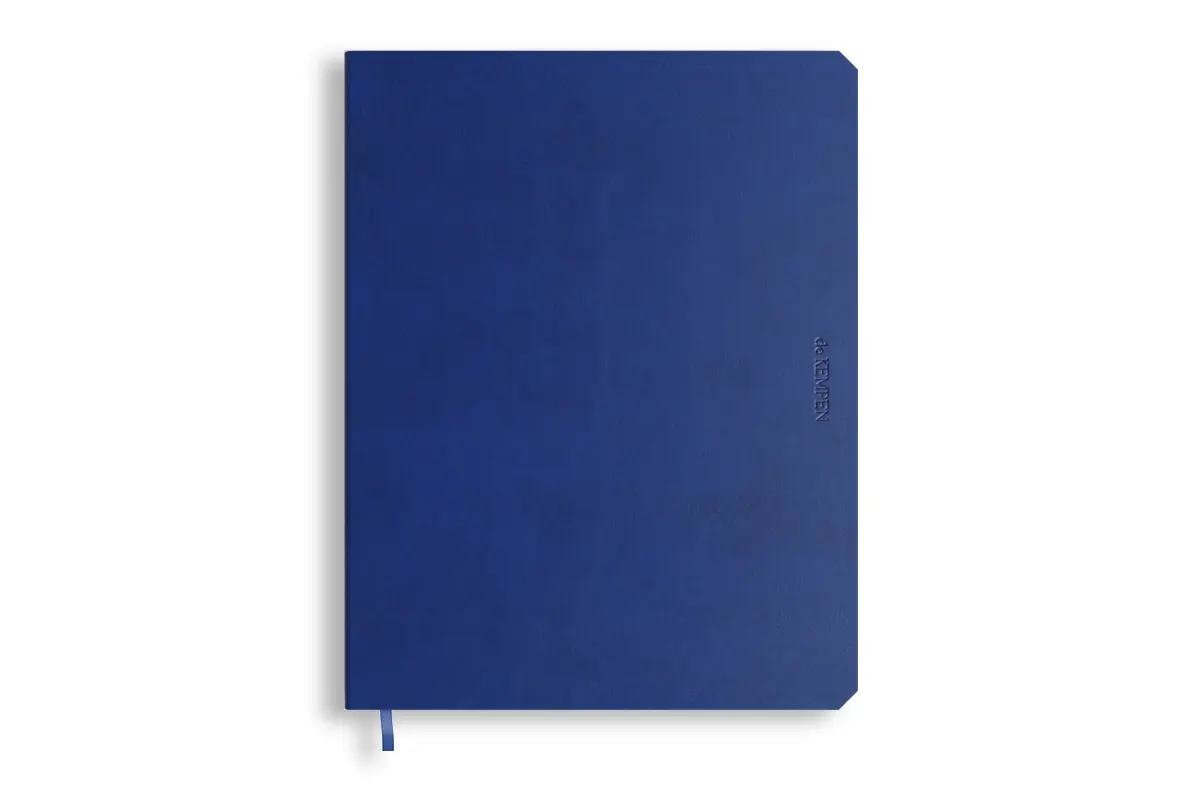 KEMPEN Carnet large 17x22cm 192 pages lignées 90g - Blue Note