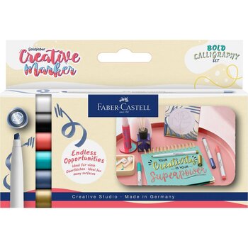 FABER CASTELL Set Gofa Creative Marker C x 6, Soft Lettering