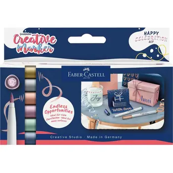 FABER CASTELL Set Gofa Creative Marker B x 6, Happy Celebration