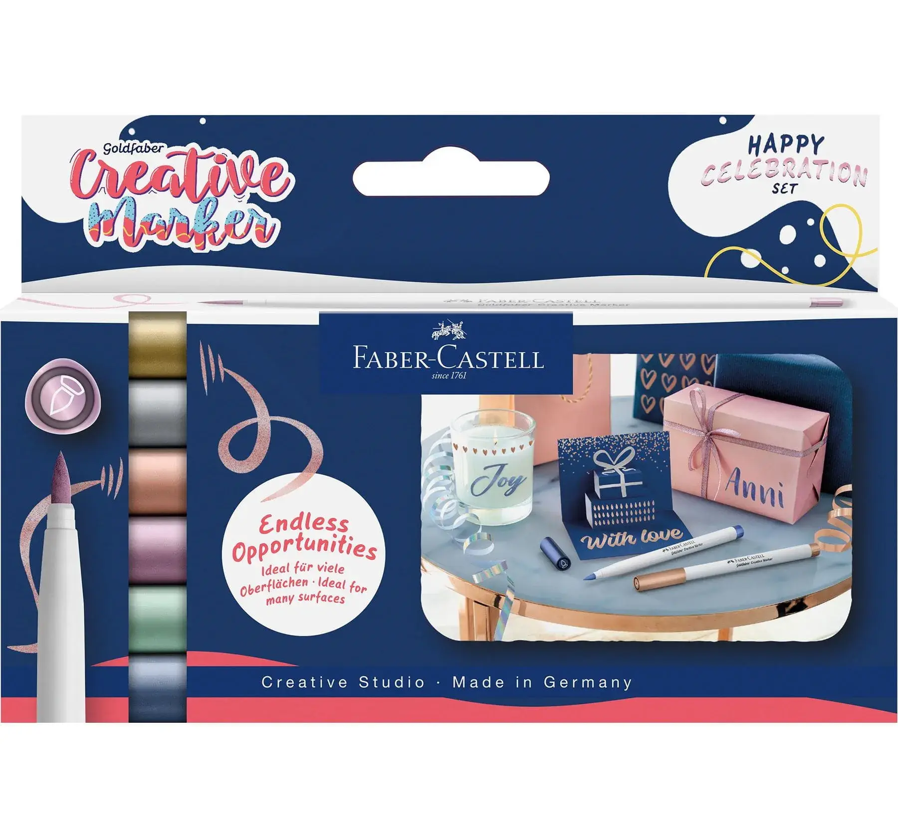 FABER CASTELL Set Gofa Creative Marker B x 6, Happy Celebration