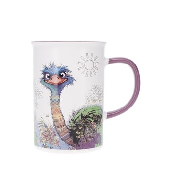 KIUB Mug Timbale Droit L 360 Ml Kook Autruche