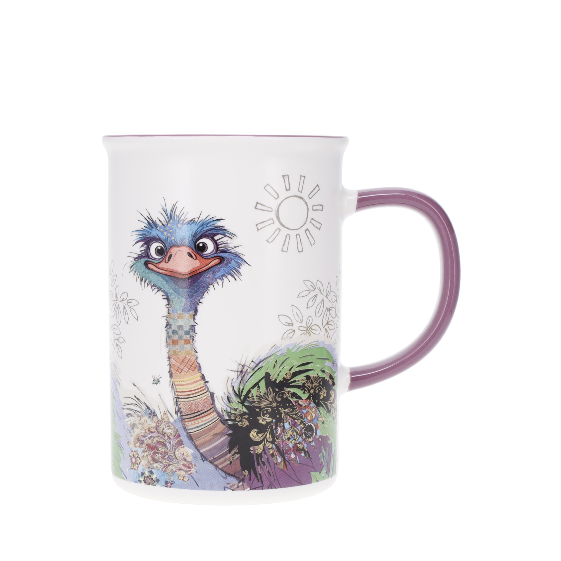 KIUB Mug Timbale Droit L 360 Ml Kook Autruche