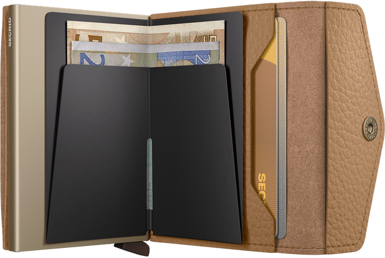 SECRID Enveloppe Vintage Pebble Cappuccino