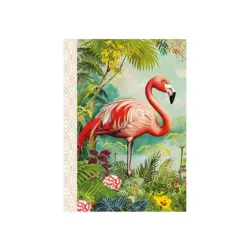 Carnet Mot De Passe 48 Pages 10 X 15 Cm - Flamant Rose