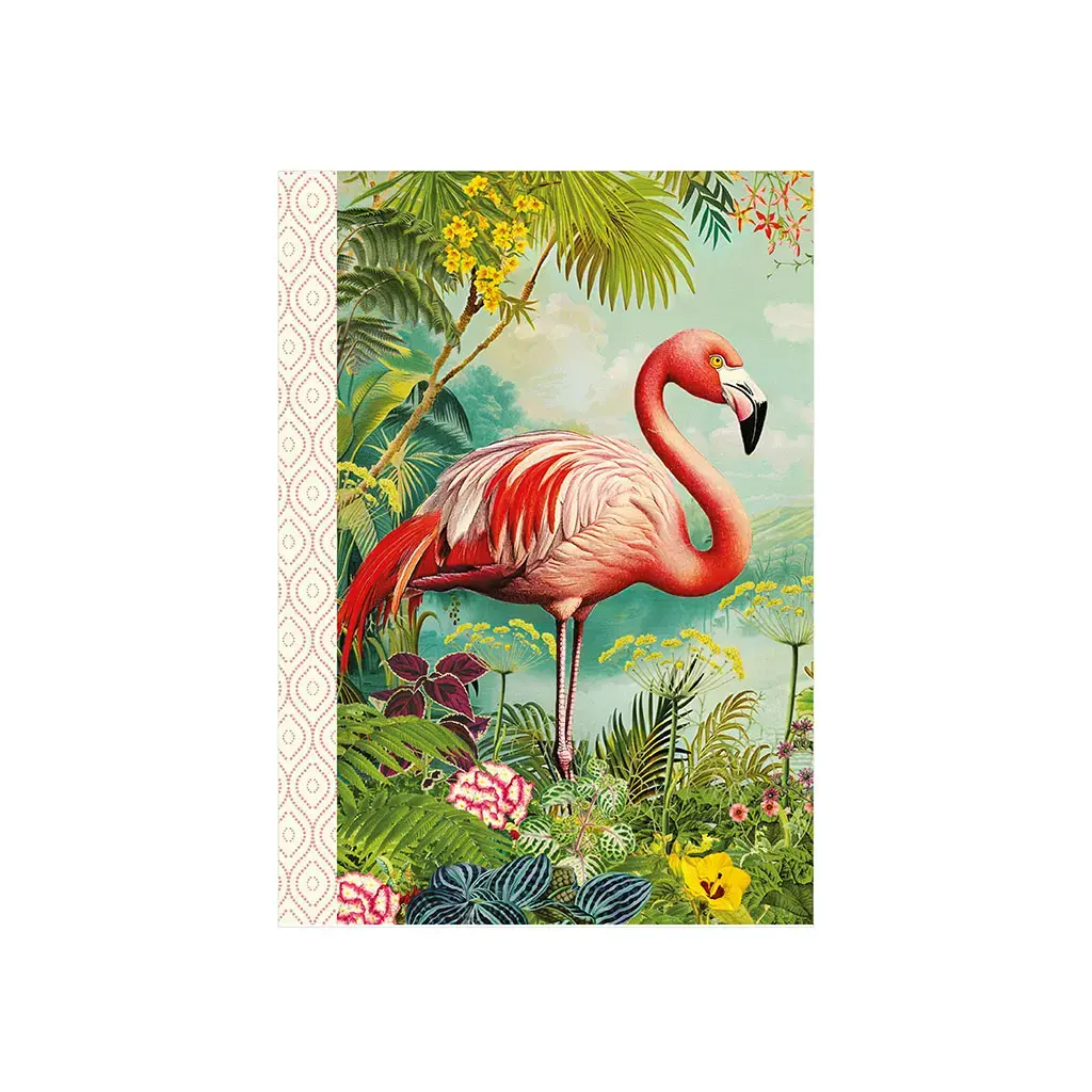 Gt Carnet Mot De Passe 48 Pages 10 X 15 Cm - Flamant Rose