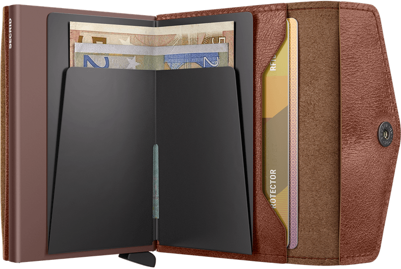 SECRID Enveloppe Vintage Cognac