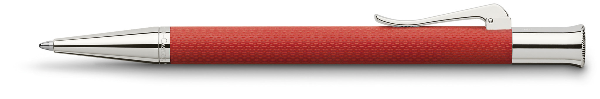 FABER CASTELL Stylo-bille Guilloché, rouge indien