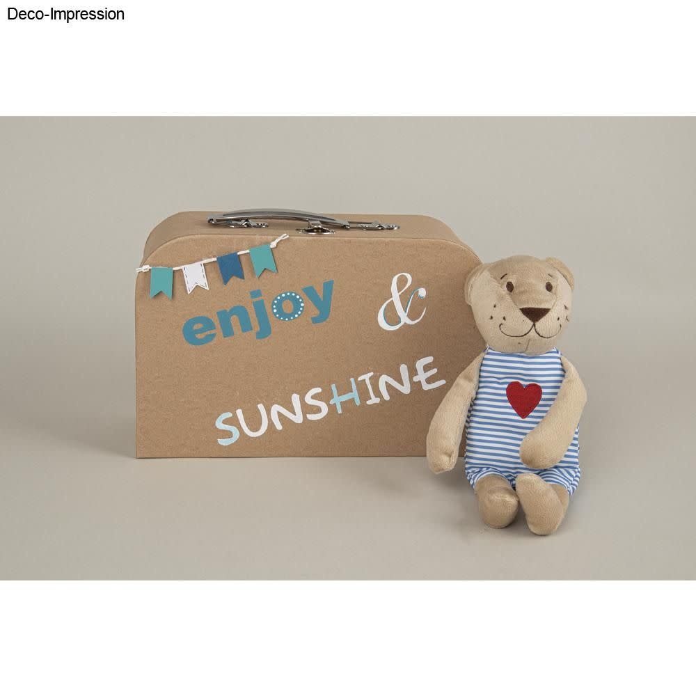 RAYHER Coffre En Pap.Mâché, Fsc Recycled 100%, 24X16X8Cm, Avec Poignée En Métal