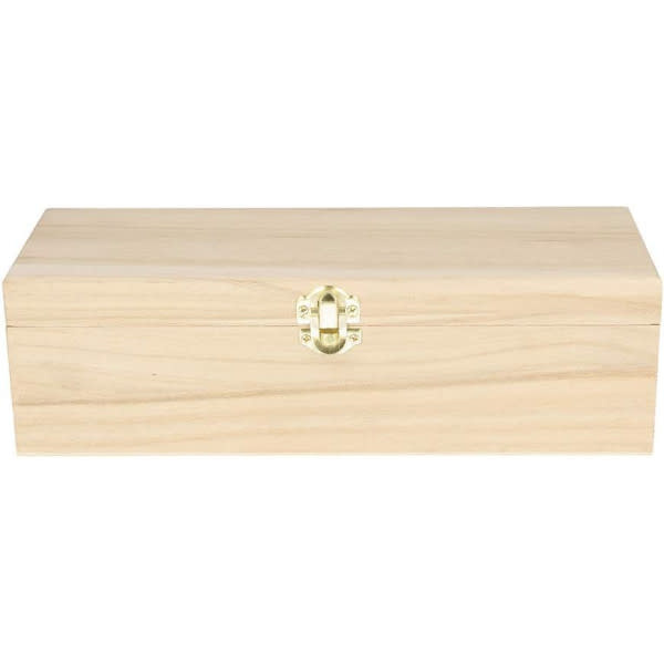 ARTEMIO Boite Thé Bois 4 Compart 27X10,5X8'