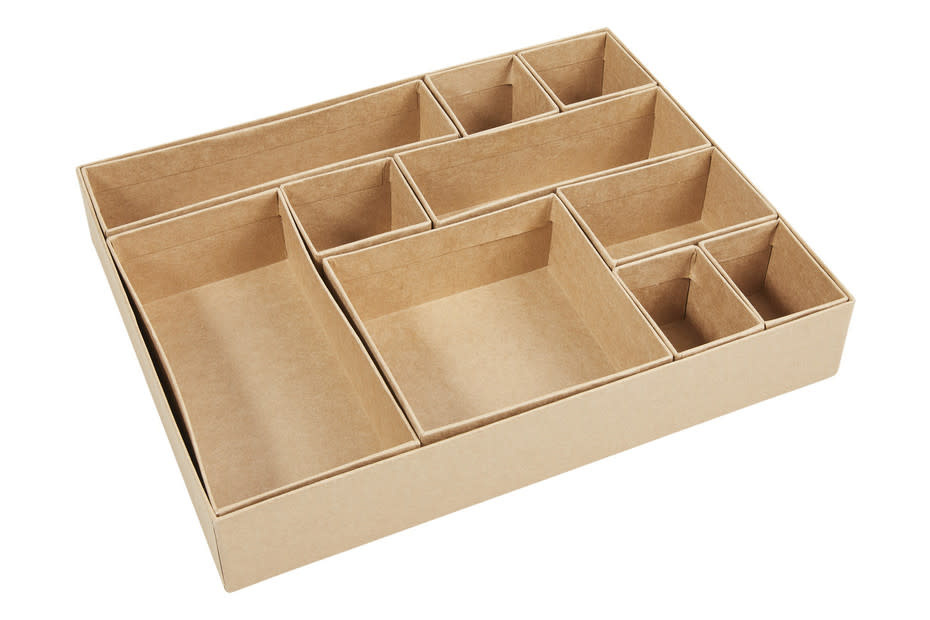 GLOREX Boîte En Carton Avec Cases  28,5X22,5X5Cm Fsc