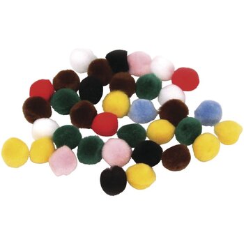 RAYHER Pompons, Couleurs Assorties, 20 Mm, Sct.-Ls 50 Pces