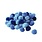 GRAINE CREATIVE 45 Pompons Ø15  Degrade De Bleu Acrylique
