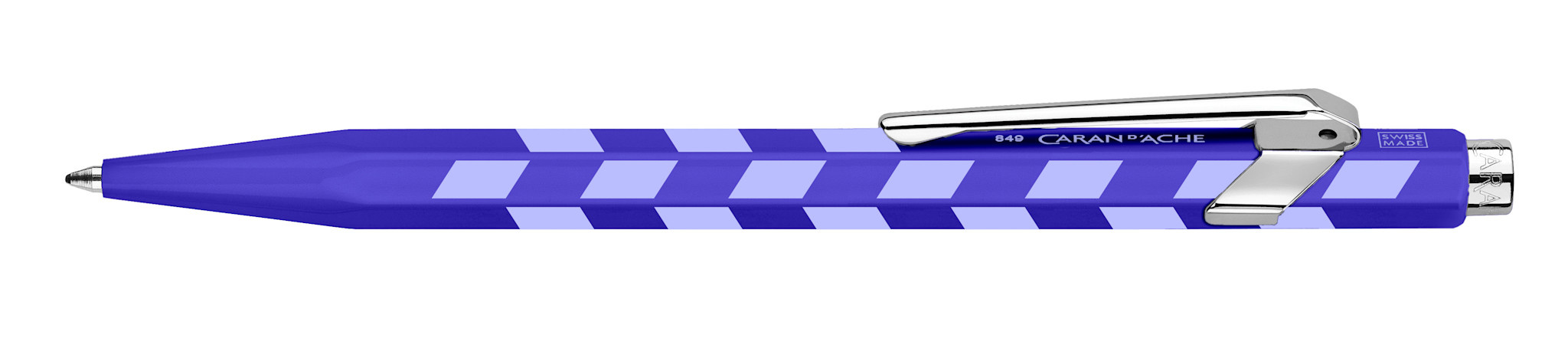 CARAN D'ACHE Stylo Bille 849 Mosaic Bleu Roi