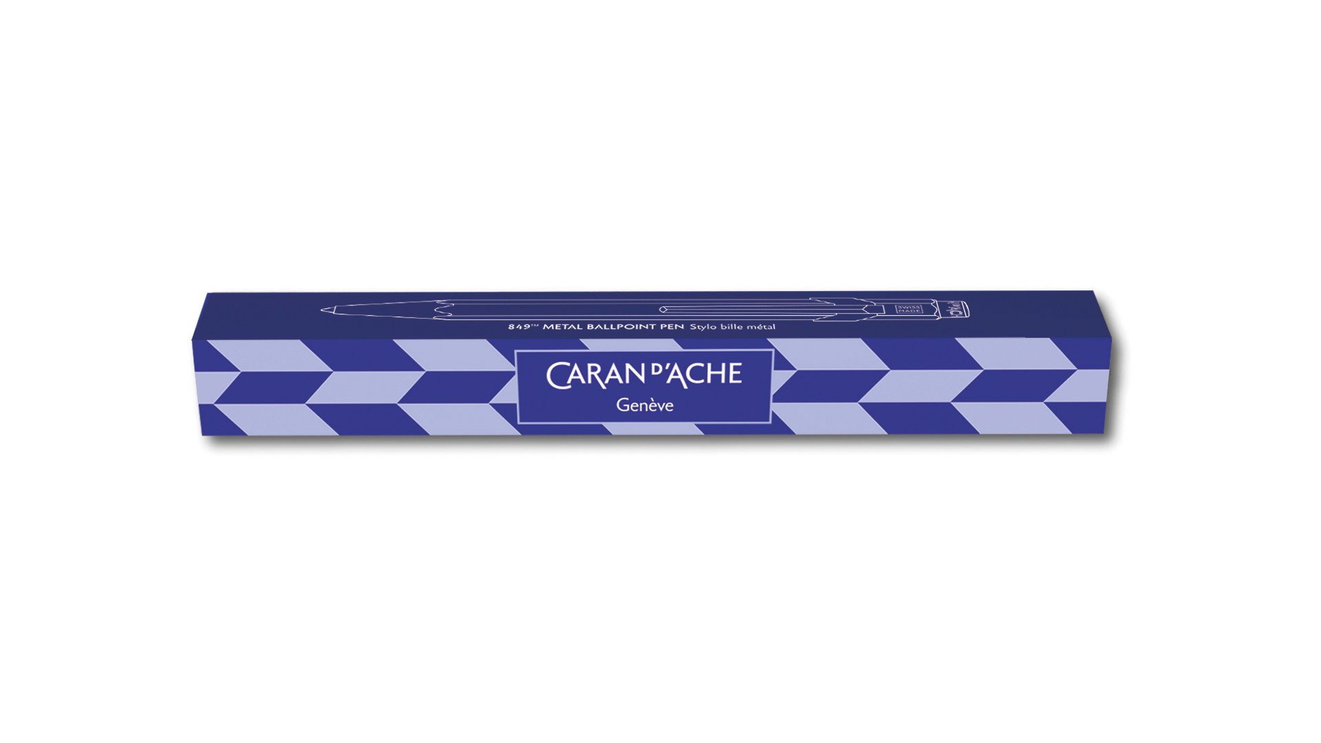 CARAN D'ACHE Stylo Bille 849 Mosaic Bleu Roi
