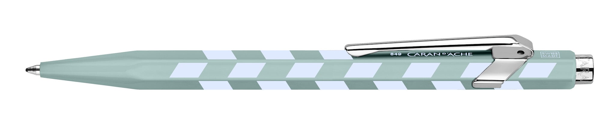 CARAN D'ACHE Stylo Bille 849 Mosaic Vert D’Eau