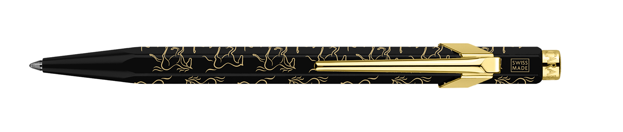 CARAN D'ACHE Stylo bille 849™ Horse Noir avec étui slimpack