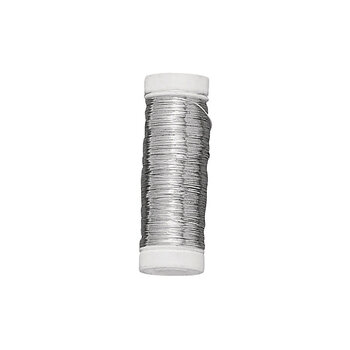 RAYHER Fil En Cuivre Argenté, Ø 0,30Mm, Sur Bobine, Sct.-Ls 50M