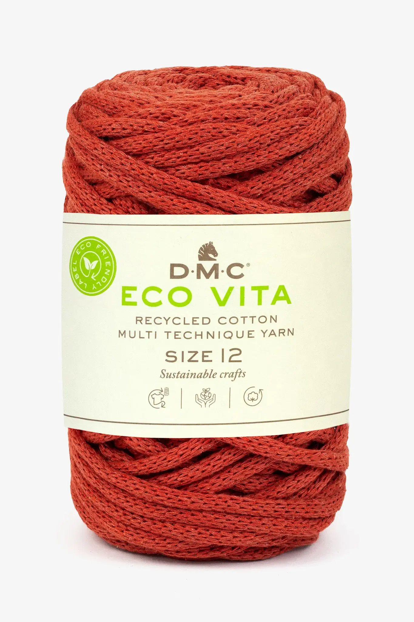 DMC Coton Recycle Eco Vita 12Mm Pelote 250G Marron