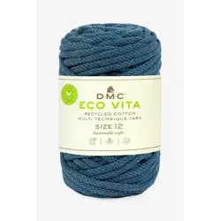 DMC Coton Recycle Eco Vita 12Mm Pelote 250G Bleu