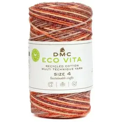 DMC Eco Vita 4 Multicolor Rouge, orange et rose 250Gr