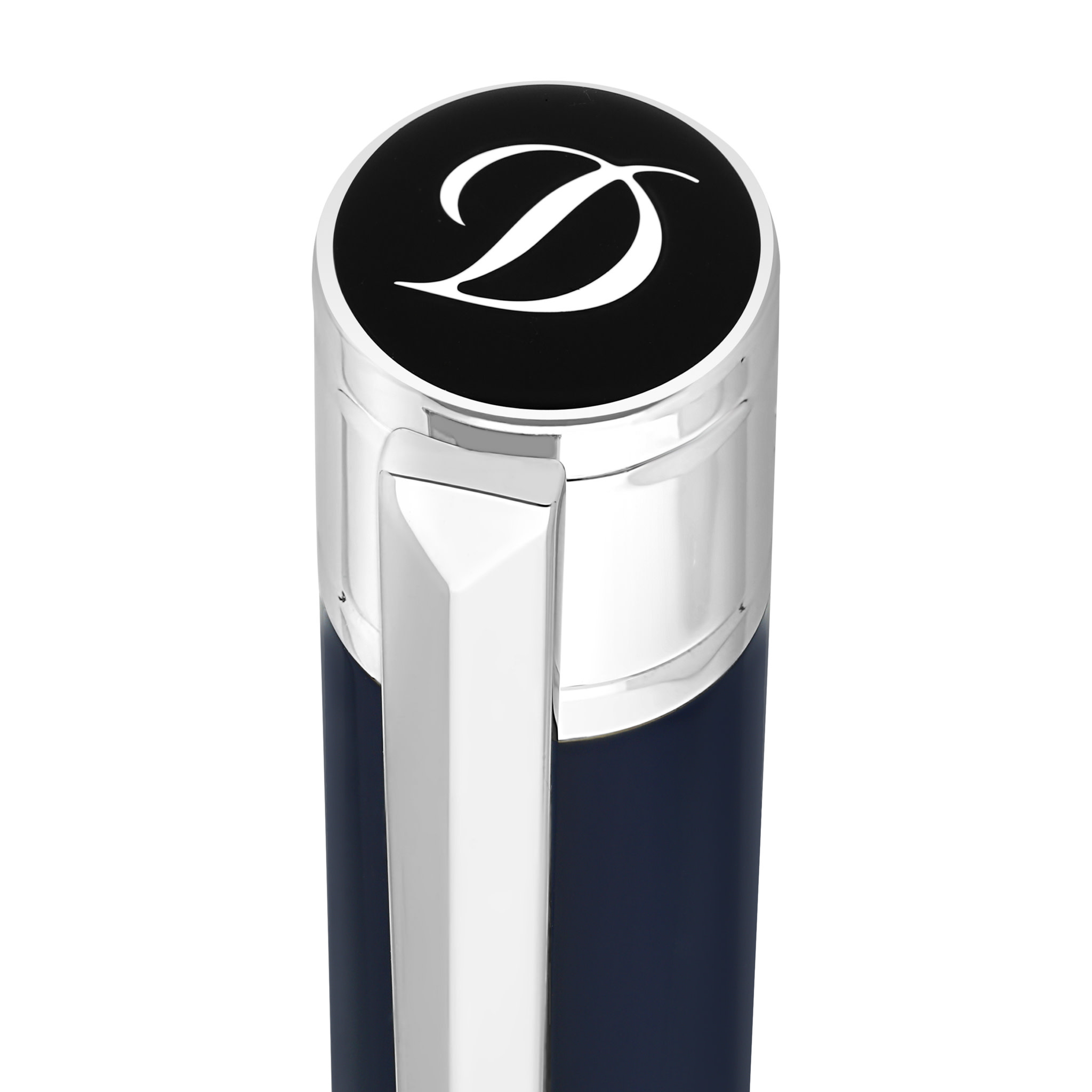 DUPONT S.T Stylo Bille  Initial Bleu / Chromé