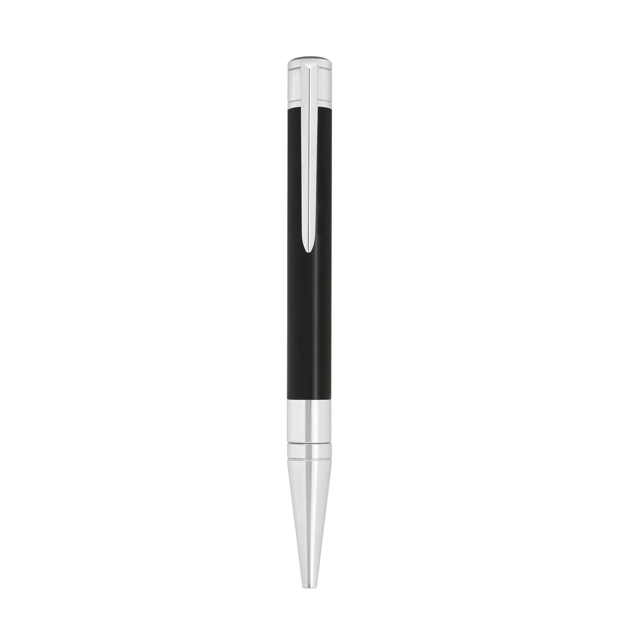 DUPONT S.T Stylo Bille Initial Noir / Chromé
