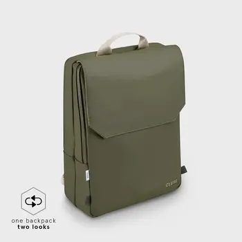 CLUSE Reversible - Dark Green Moss, Gold Colour