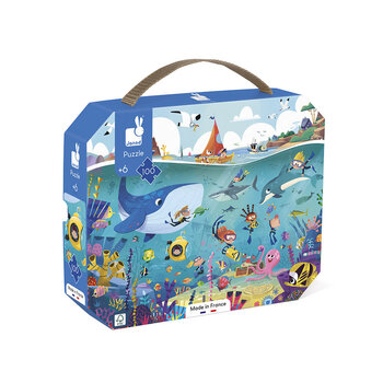 JANOD Puzzle Les Fonds Marins - 100 Pcs
