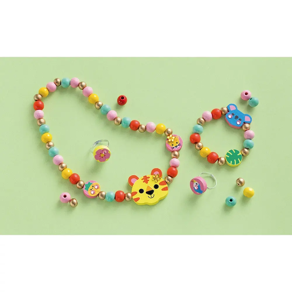 JANOD 4 Bijoux En Bois A Créer - Secret Jungle