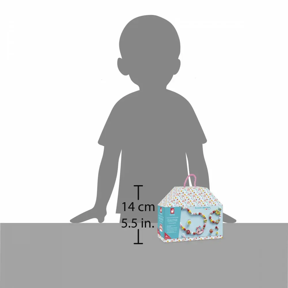 JANOD 4 Bijoux En Bois A Créer - Flower Garden