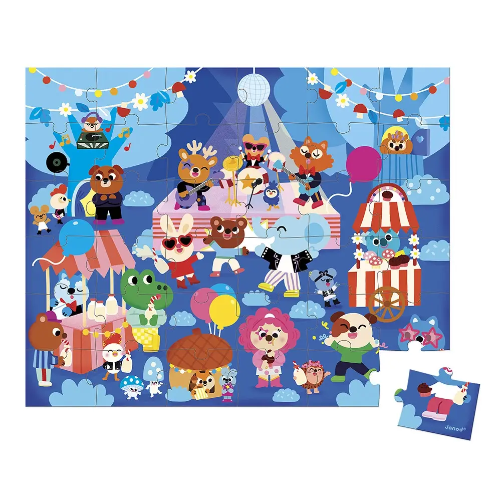 JANOD Puzzle C'Est La Fête - 36 Pcs