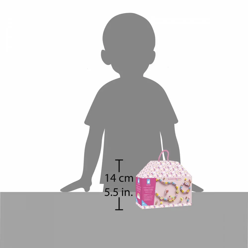 JANOD 4 Bijoux En Bois A Créer - Rainbow Land