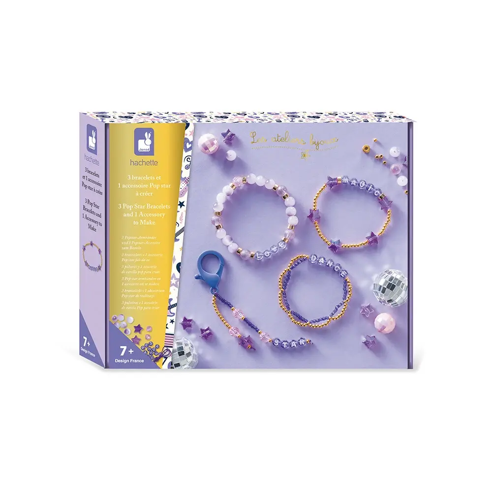 JANOD 3 Bracelets Et 1 Acc. Pop Star A Créer
