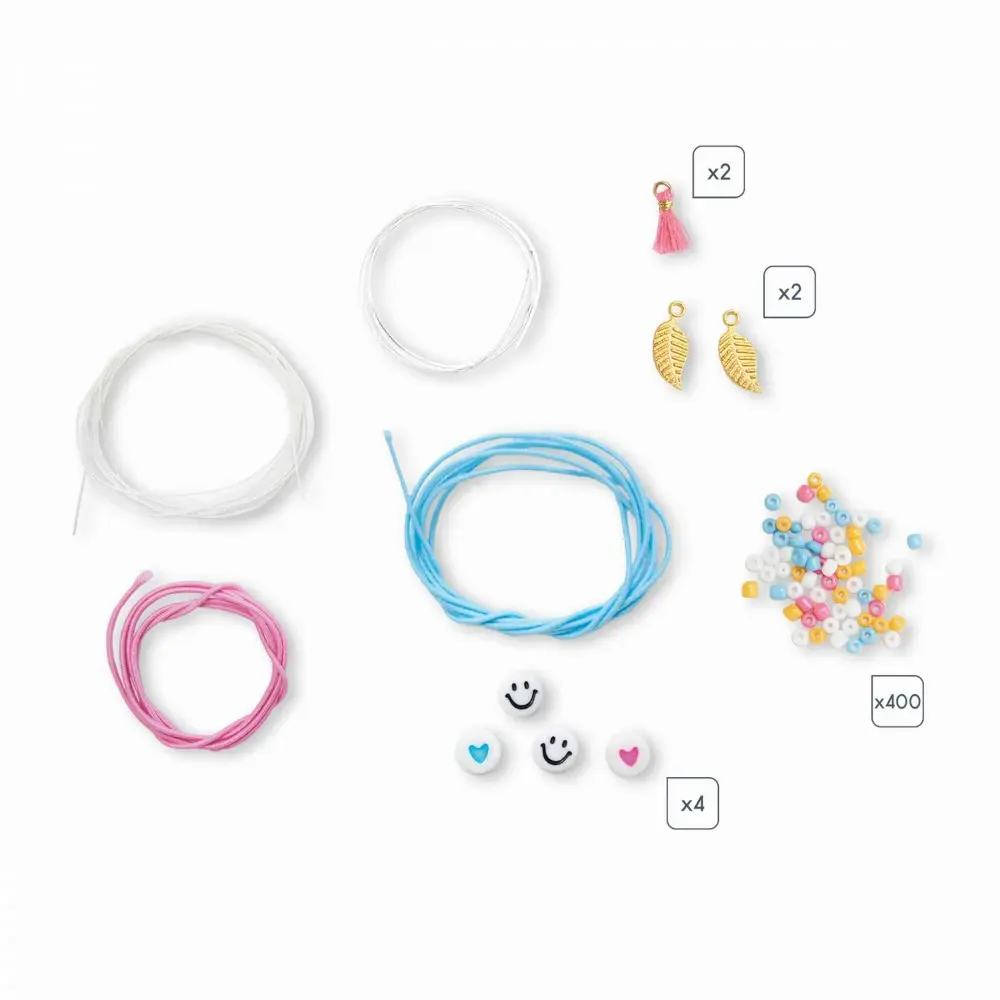 JANOD 6 Bijoux Fleurs En Perles A Créer