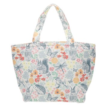 KIUB Lunch Bag Trapeze Isotherme Coton Jardin Des Merveilles 32x21x12cm