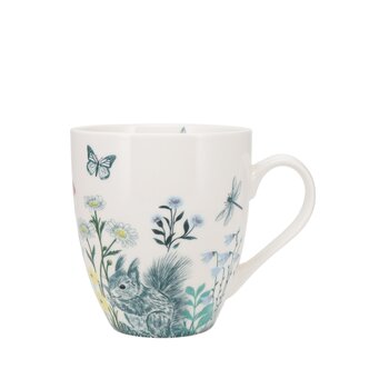 KIUB Mug Xl Arrondi En Porcelaine 500 Ml + Boite Ouverte Jardin Des Merveilles