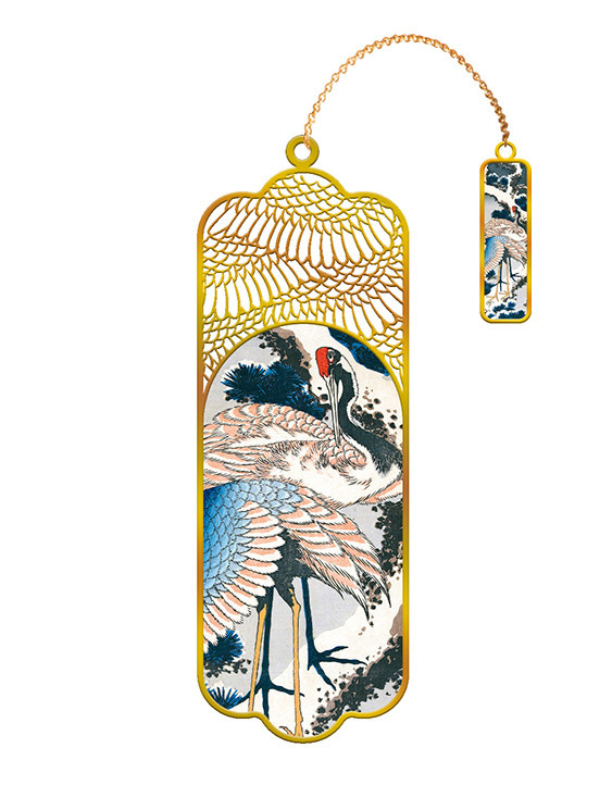 EDITIONS DU DESASTRE Le Musée - Marque-page - Hokusai - Grues 8cm