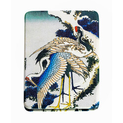 EDITIONS DU DESASTRE Le Musée - miroir rect - Hokusai - Grues 8x6cm